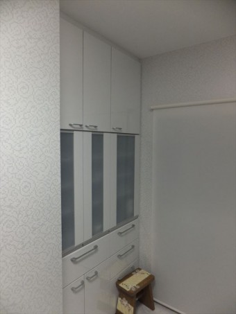 リビングと一体の対面キッチンにリフォーム リビングと一体の対面キッチンにリフォーム